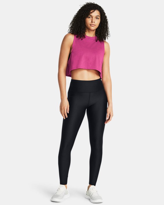 Women's HeatGear® Full-Length Leggings, Black, pdpMainDesktop image number 2